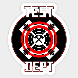 Test Dept - Sonic Subterfuge. Sticker